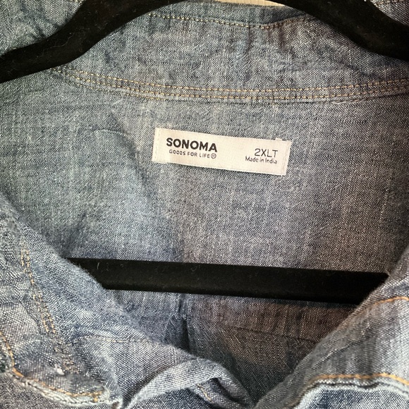 Men’s Sonoma Light weight top. Washed but never worn! - Picture 2 of 3